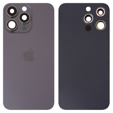 Задняя панель корпуса для iPhone 13 Pro, серая, со стеклом камеры, Graphite, small hole