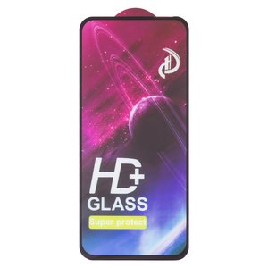 Захисне скло для Infinix Hot 50 5G X6720 , Hot 50i X6531 , Smart 9 X6532 , сумісне з чохлом, Full Glue, без упаковки , чорний
