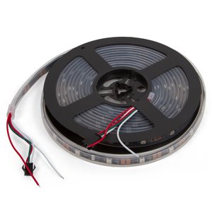 Светодиодная лента RGB SMD5050, WS2812B (c управлением, IP67, 5 В, 30 диодов/м, 5 м) Светодиодная лента RGB SMD5050, WS2812B (c управлением, IP67, 5 В, 30 диодов/м, 5 м)