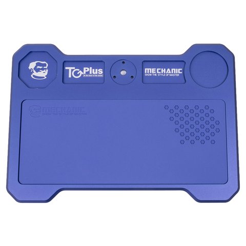 Коврик монтажный Mechanic TG Plus, для микроскопа, 270 мм, 380 мм, синий