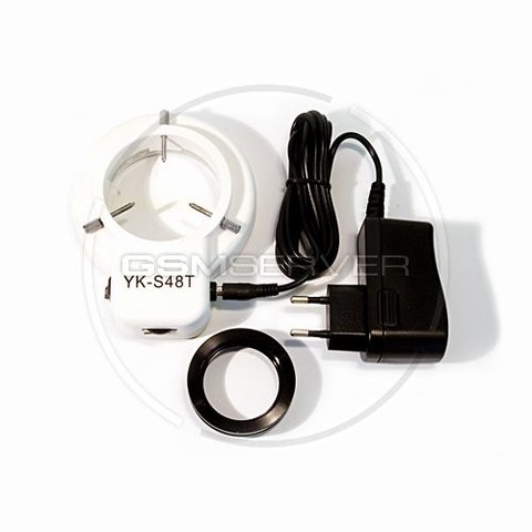 LED annular illuminator YK S48T for stereo microscopes ST60 series