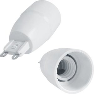 Base Adapter (G9 to E14, white, 60 mm) Base Adapter (G9 to E14, white, 60 mm)